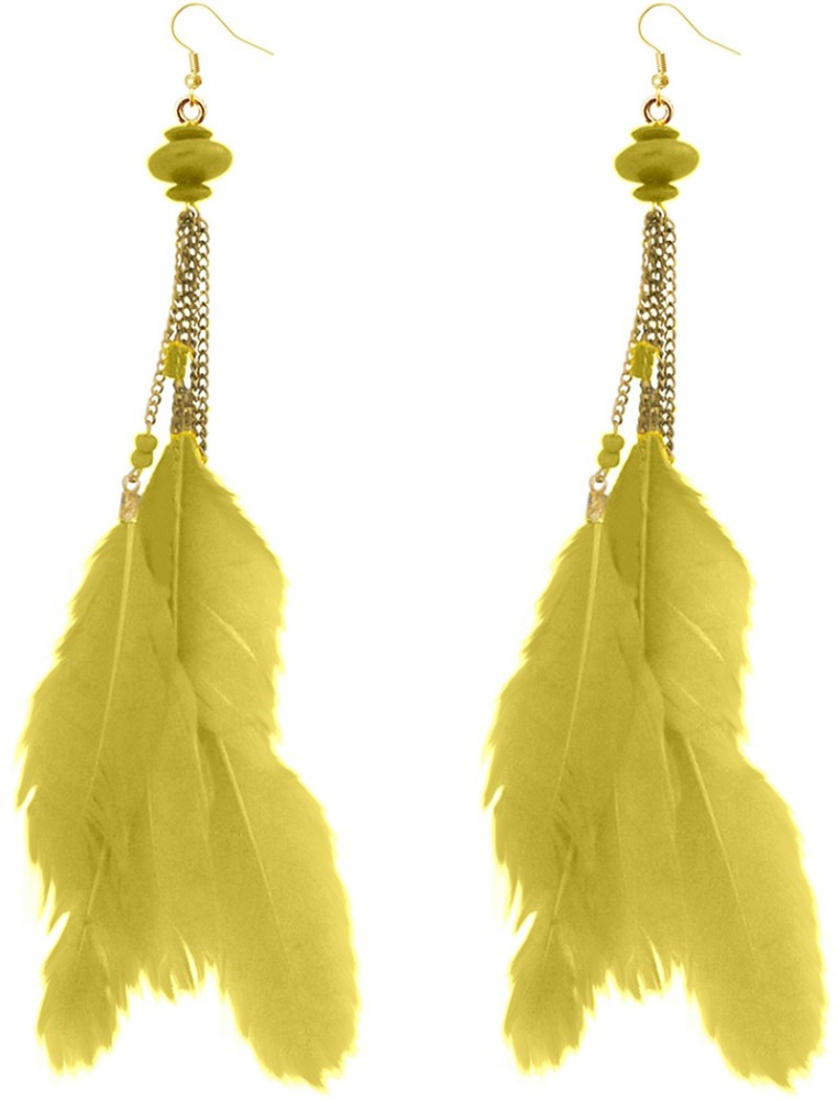 Feather earrings 2025 online flipkart