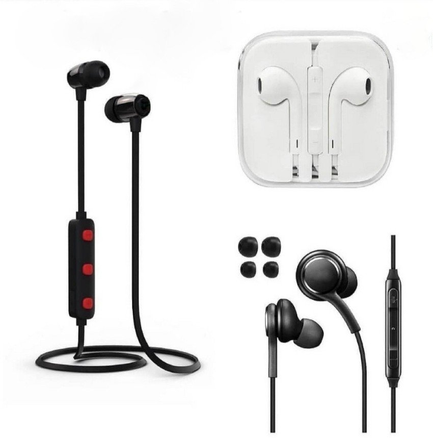 Bluetooth best sale earphones combo