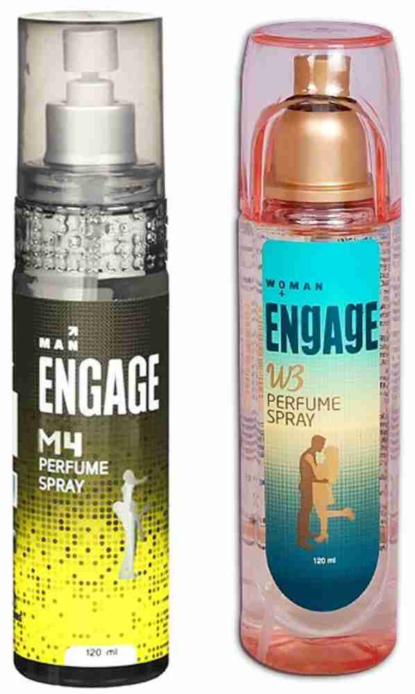 Engage Perfume Spray For Men and Perfume Spray For Women 120ml