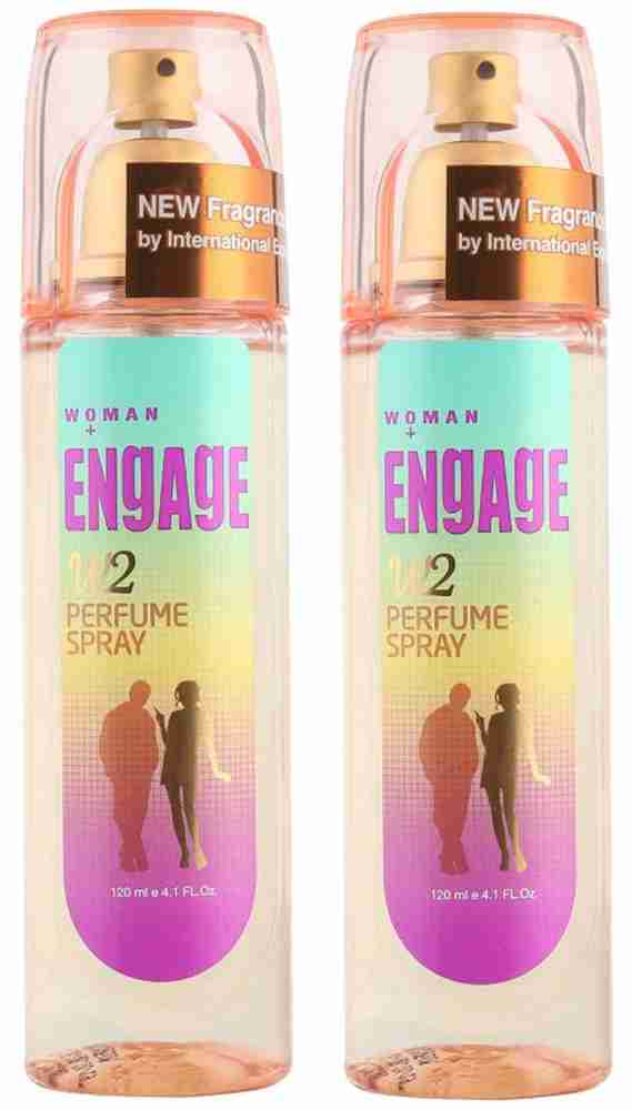 Engage Perfume Spray For Women 120ml Each Pack of 2 Perfume Body