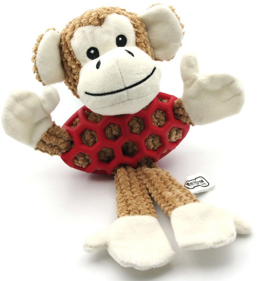 Rubber monkey hot sale dog toy