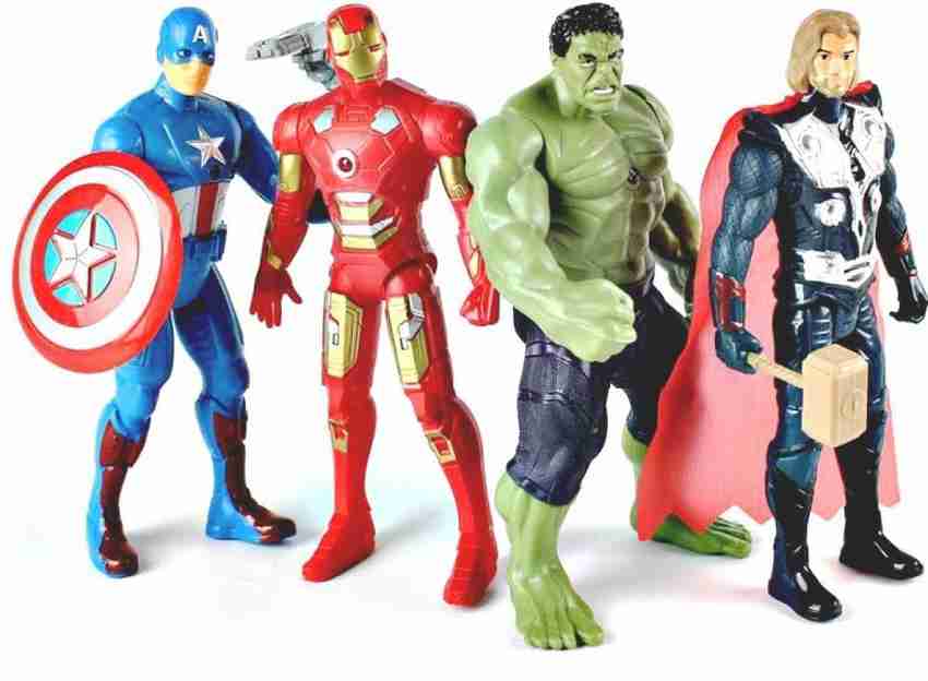 Hulk and top iron man toys