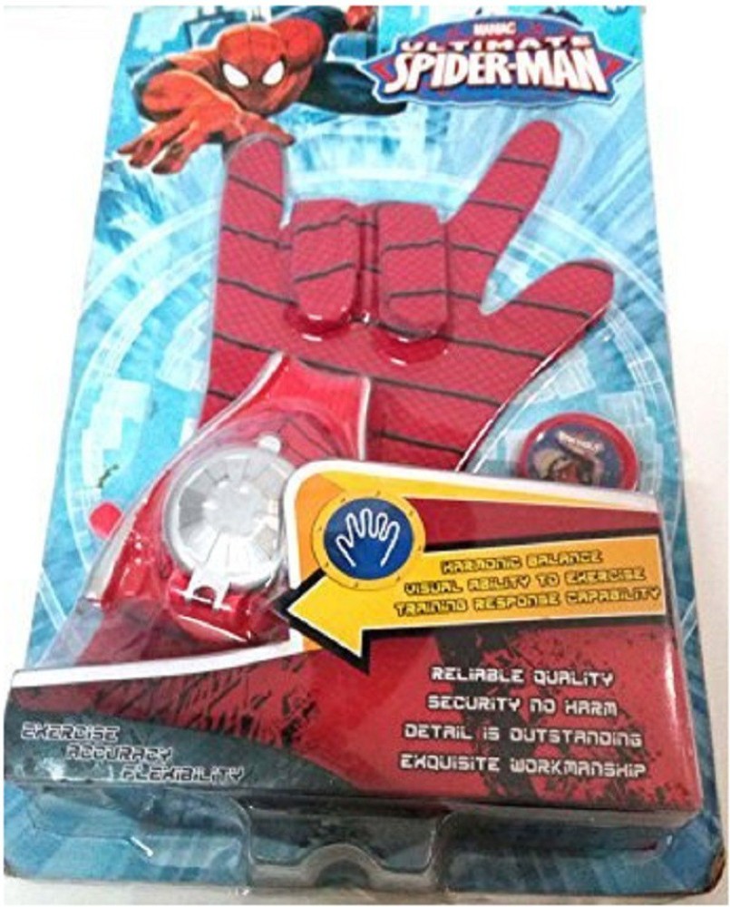 Quinergys ® Disc Launcher Spiderman Avengers Super Heroes Glove - ® Disc  Launcher Spiderman Avengers Super Heroes Glove . Buy Spider Man toys in  India. shop for Quinergys products in India.