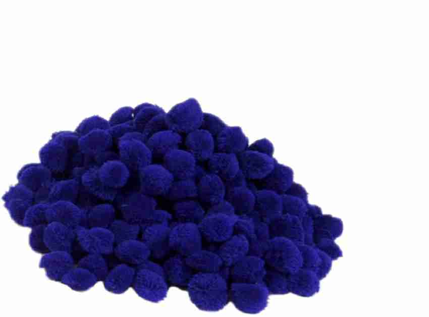 Vardhman Pom Pom Wool Balls : Color Royal Blue : Pack of 230, 28 mm dai,  Used for Art & Craft, Dresses, Room Decoration, Jewellery Making etc - Pom  Pom Wool Balls 