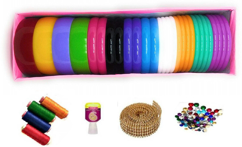 Silk thread bangles making on sale kit online