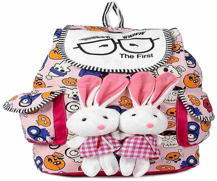 Flipkart Priceless Deals Stylish Rabbit Bunny Backpack Multicolored Colors Bag for College Girls and Young Ladies Waterproof School Bag School Bag