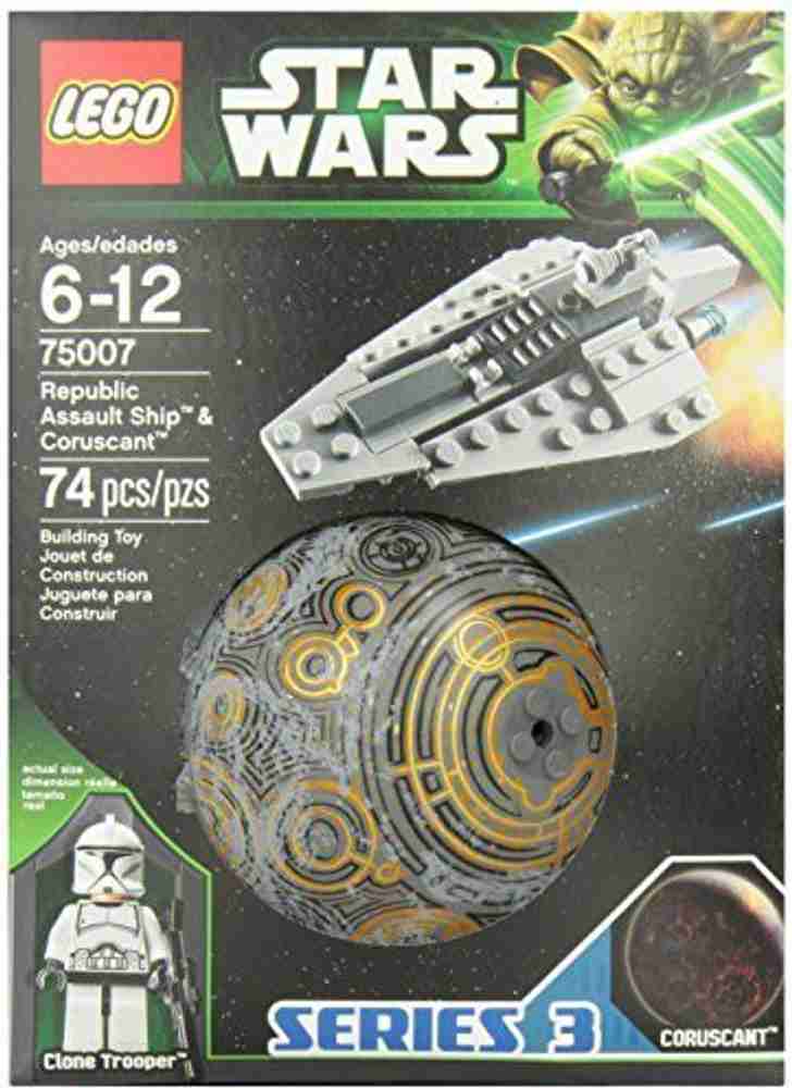 LEGO Star Wars Republic Assault Ship and Coruscant 75007 Star Wars Republic Assault Ship and Coruscant 75007 Buy Block Constructiion toys in India. shop for LEGO products in India. Flipkart