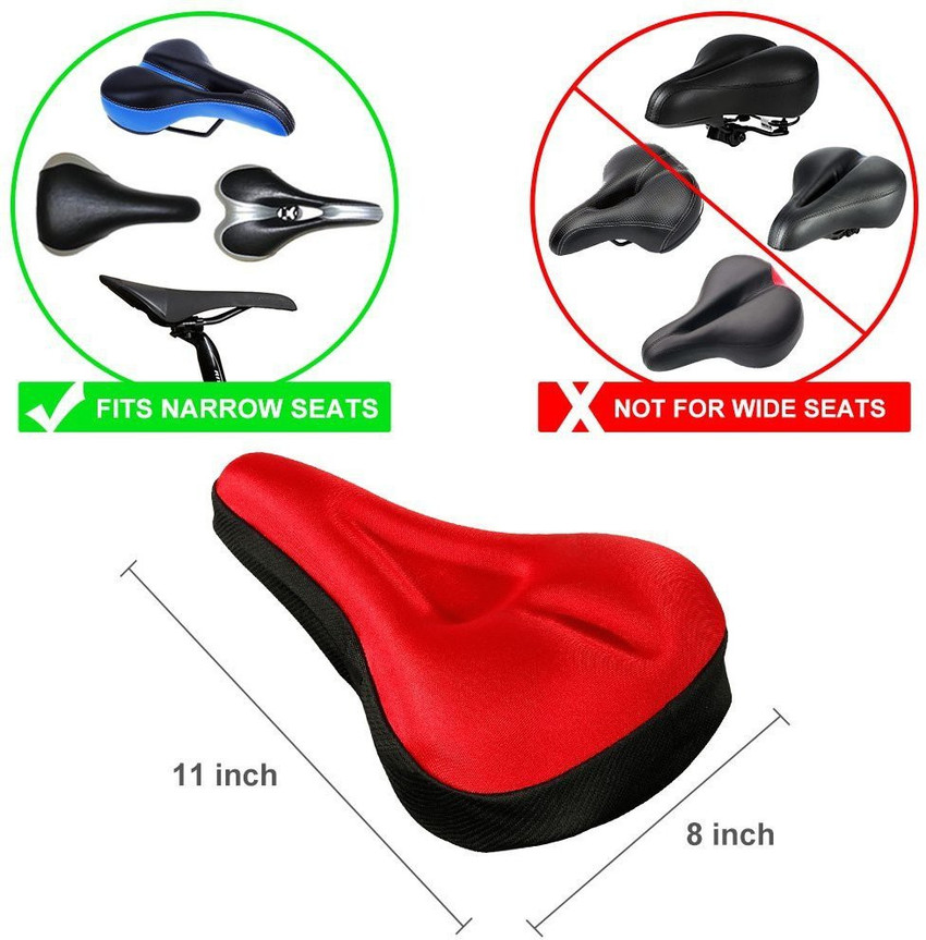 Narrow bike store seat cover