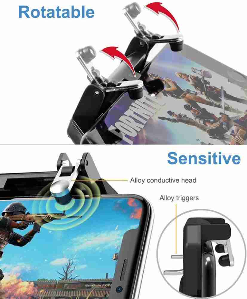 Mobile Game Controller for PUBG Mobile Controller L1R1 Mobile Game Trigger  Joystick Gamepad for iOS & Android Phone(W10 Update)