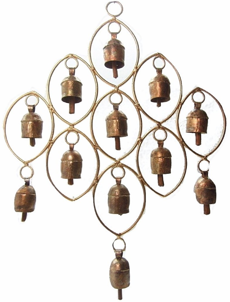 30 Pcs Bells Craft Small Bells Brass Bells Vintage Bells with Hooks for  Hanging Wind Chimes