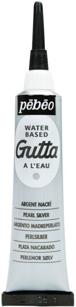 Pebeo Water-Based Guttas in Tubes - Clear and Colors