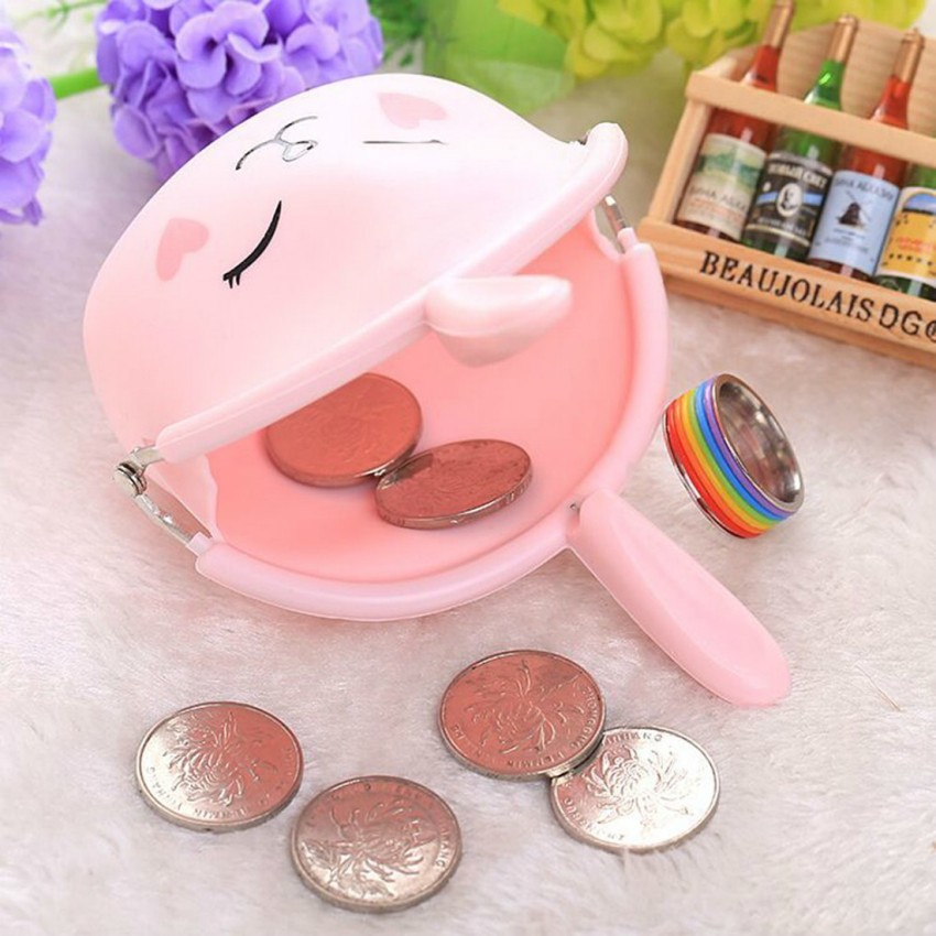 Cute Little Rabbit Coin Purse Soft Mini Cartoon Coin Purse Kawaii