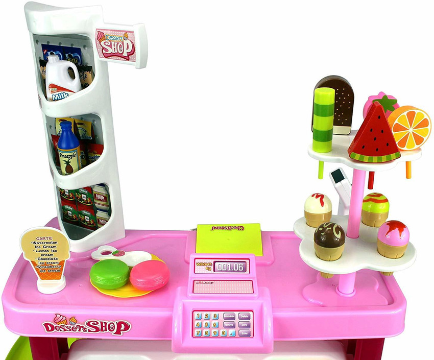 Sardar Ji Toys Ice Cream Desserts Shop Market Kids Play Toy Food