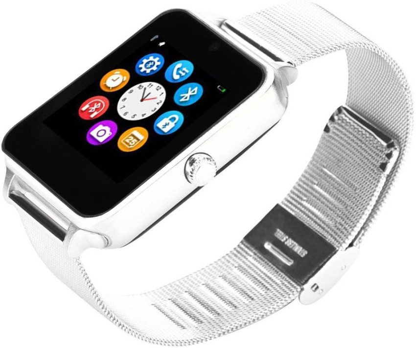 Bluetooth smart watch gsm sim phone mate z60 stainless 2025 steel for ios android