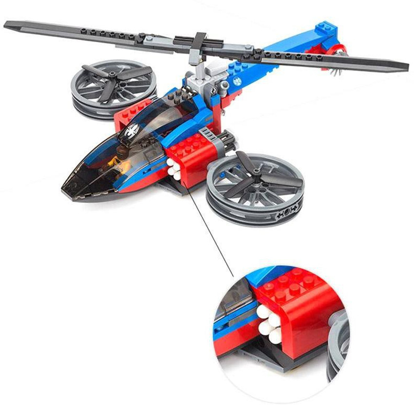 Lego spider outlet man helicopter