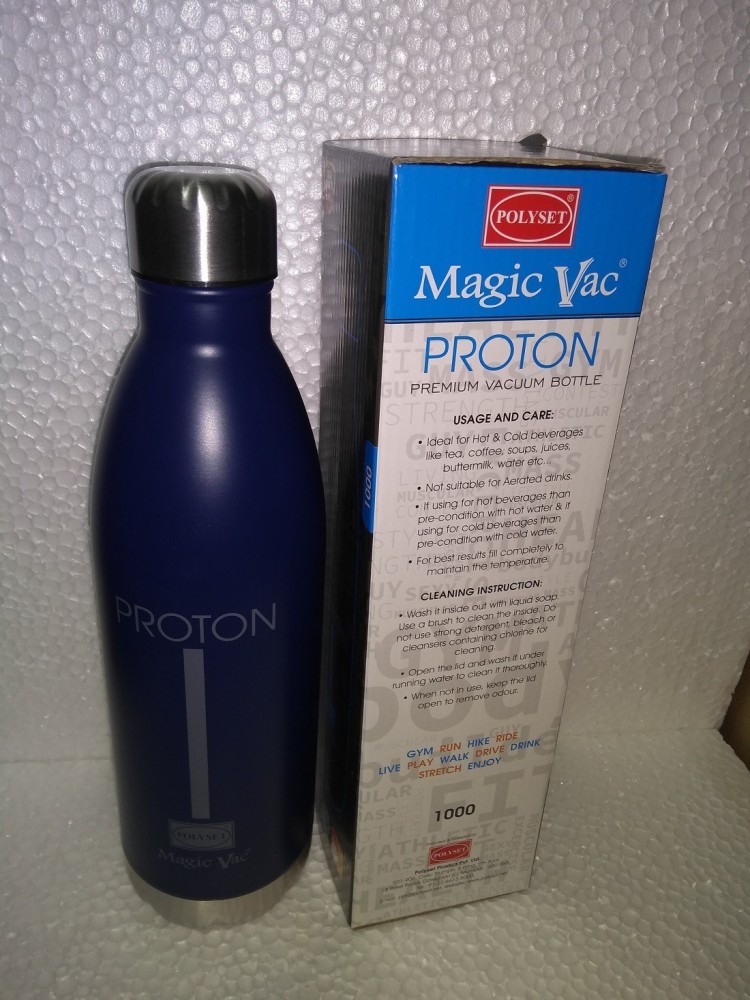 POLYSET Magic Vac Proton Hot and Cold Vacuum, Stainless Steel