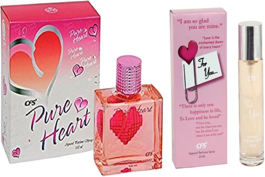 Buy CFS Pure Heart Blue Long Lasting Apparel Perfume Spray Online