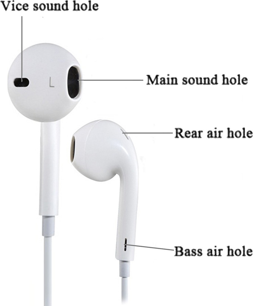 MOCELL VIVO V9 pro earphones with Half In Ear Design Wired Headset