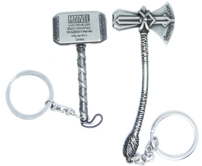 Stormbreaker and mjolnir keychain hotsell