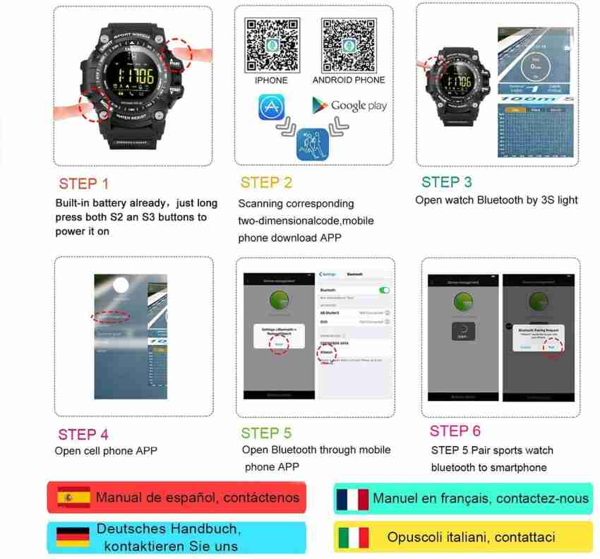 Ex16 bluetooth 2024 smart watch