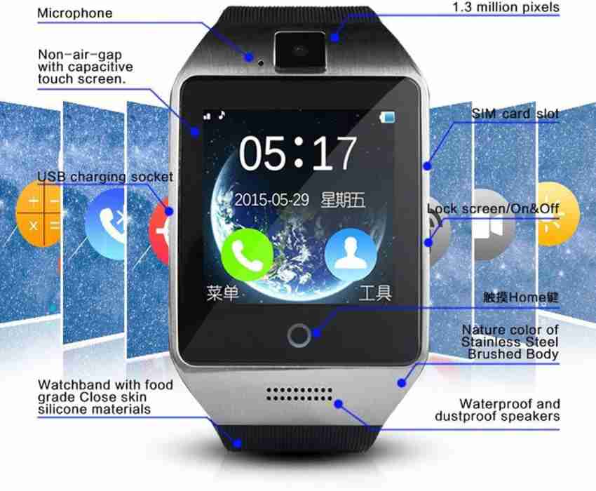 WONDERWORLD Smart Watch with SIM TF Card Slot Smartwatch Price in