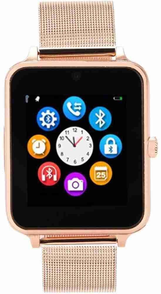 Bluetooth smart watch gsm sim phone best sale mate z60 stainless steel for ios android