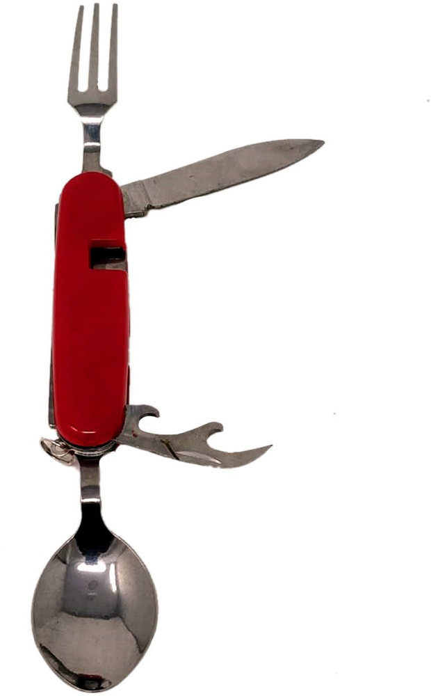 Swiss army knife 2025 with spoon and fork