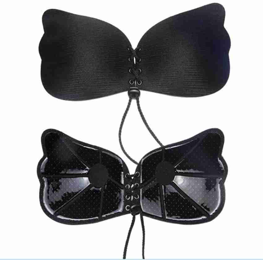 FeiFei66 Strapless Bra Self Adhesive Backless Bras Push up Bra for Women  Sticky Bra Detachable Strap Invisible Bra (Black, A) : : Clothing,  Shoes & Accessories