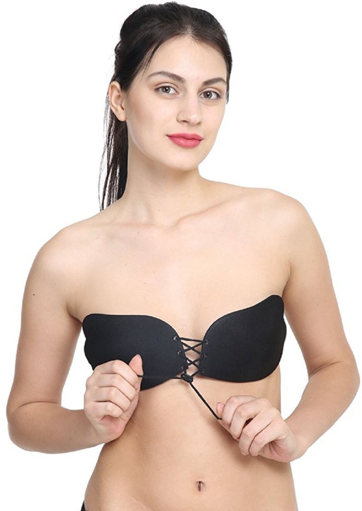 Strapless Front Buckle Lift Bra Seamless Backless Sticky Invisible Push Up  Bra 