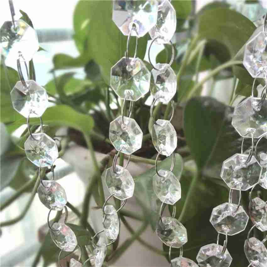 Clear Glass Wall Hanging Crystal Decoration Strings, Size: Customizable at  best price in Jaipur