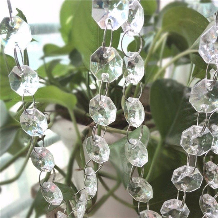 Cuerda de Cristal, 10 Piezas DIY Crystal Garland Strands Asamblea