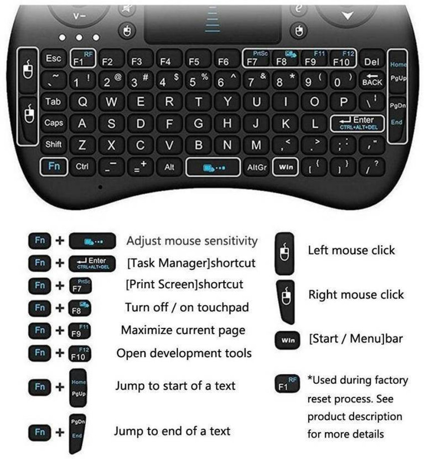 Mini teclado rii shop