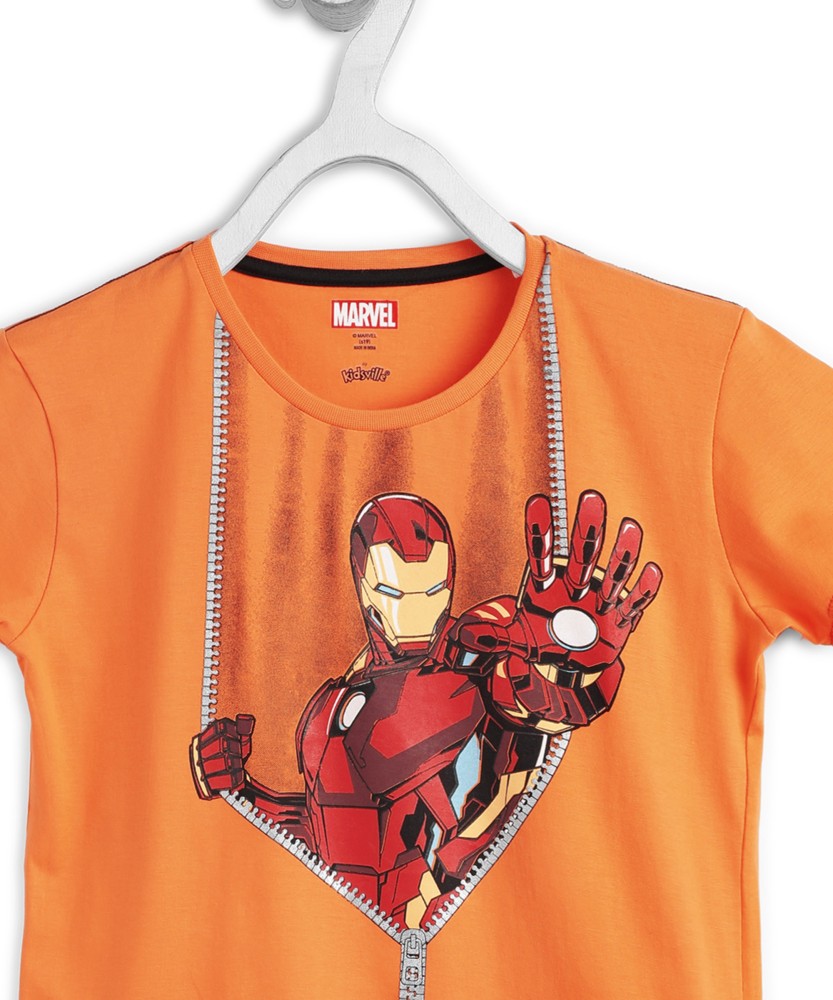 Iron man t store shirt for boys