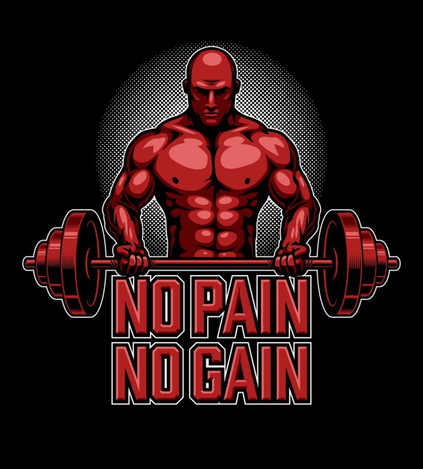 No Pain No Gain Bodybuilding Wallpaper