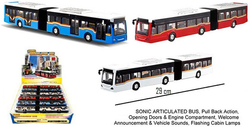 Long bus hot sale toy