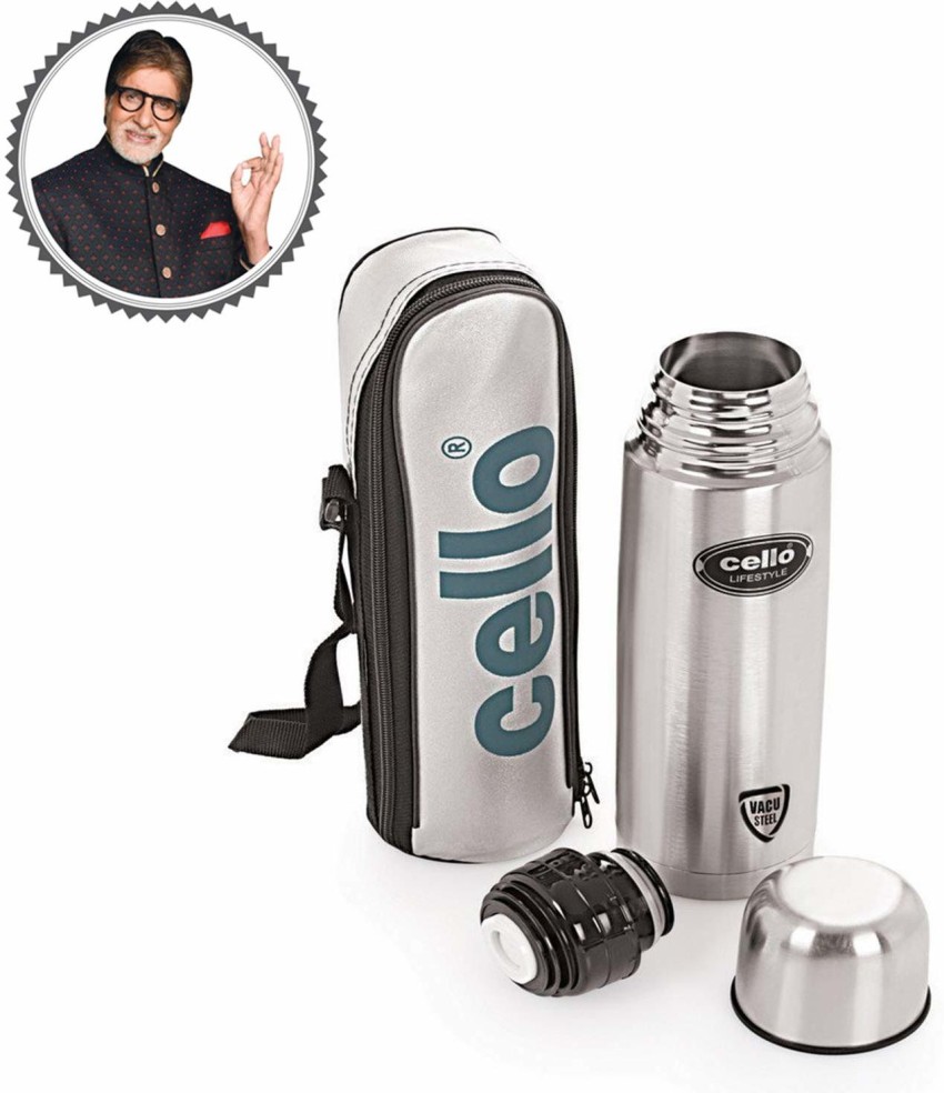 Cello steel flask 500ml sales price