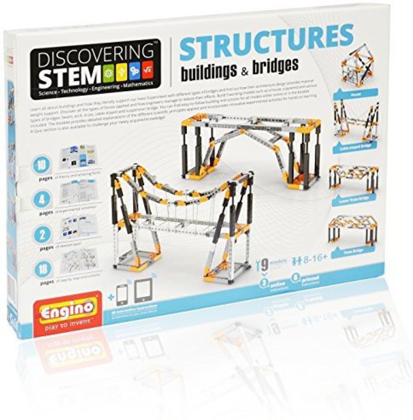 Engino discovering stem structures shop constructions & bridges