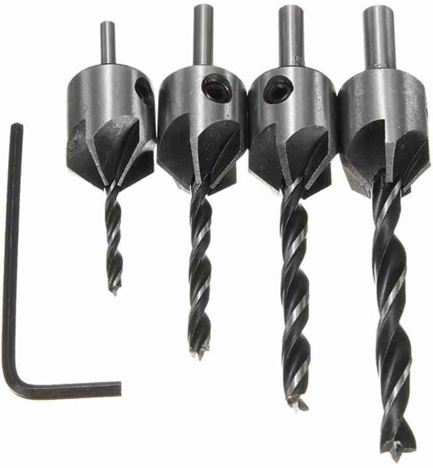 Flute countersink clearance drill bit