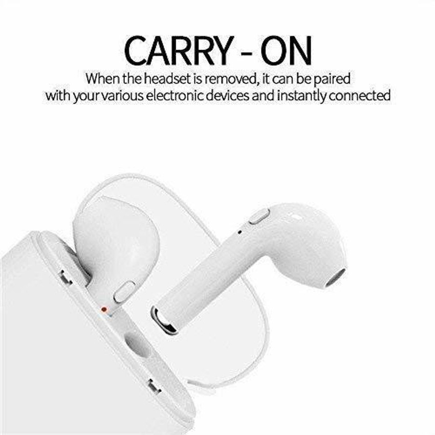 Buddymate Chargeable Wireless Earbuds with Charging Port Bluetooth