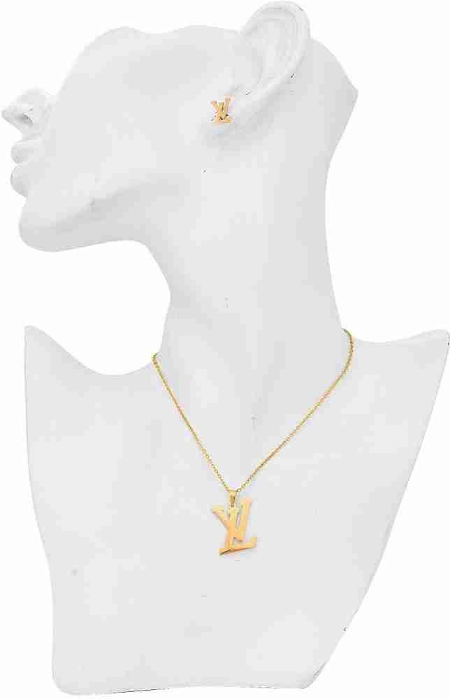 Louis Vuitton - Monogram Necklace - Metal - Gold - Men - Luxury
