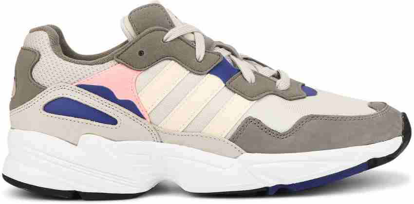 Adidas originals yung-96 mesh faux suede top nubuck and leather sneakers