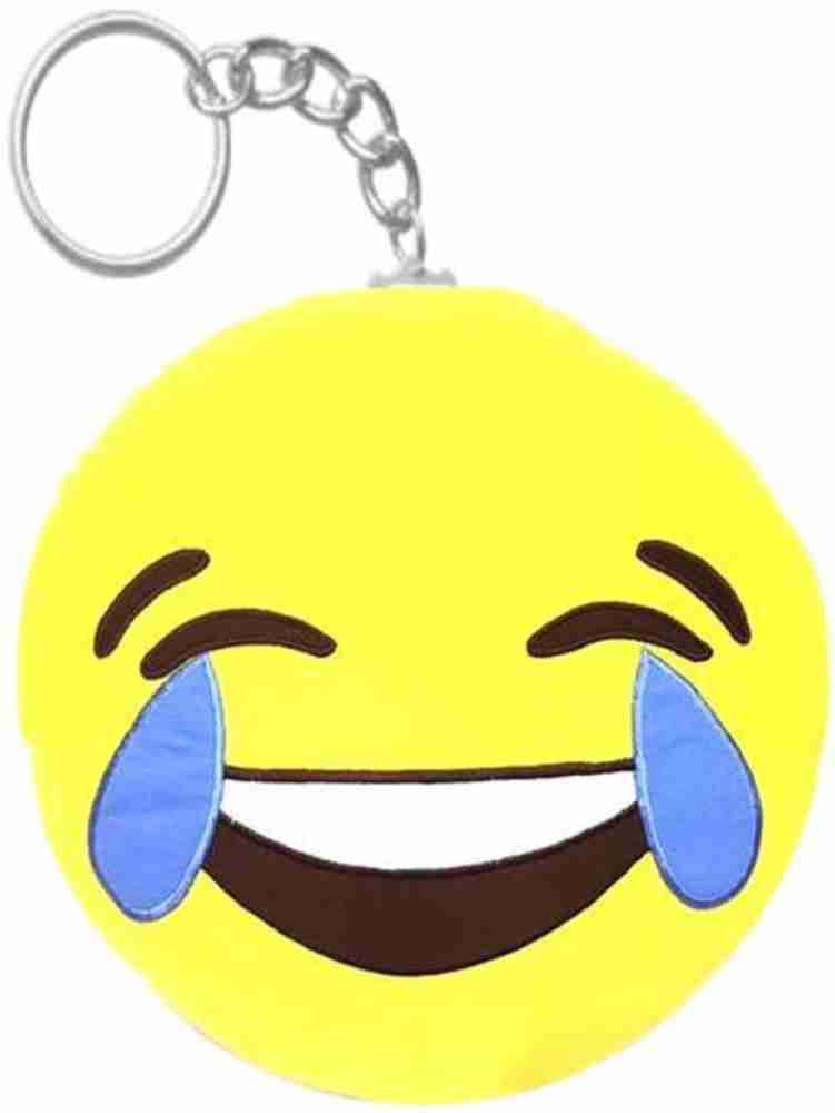 ChoicIt Tears of Joy Emoji Soft Toy Key Ring - 8 cm - 8 cm - Tears