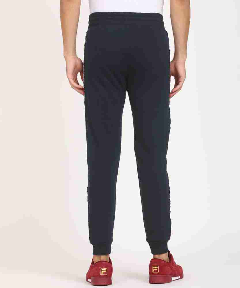 FILA Solid Men Dark Blue Track Pants - Buy FILA Solid Men Dark Blue Track  Pants Online at Best Prices in India
