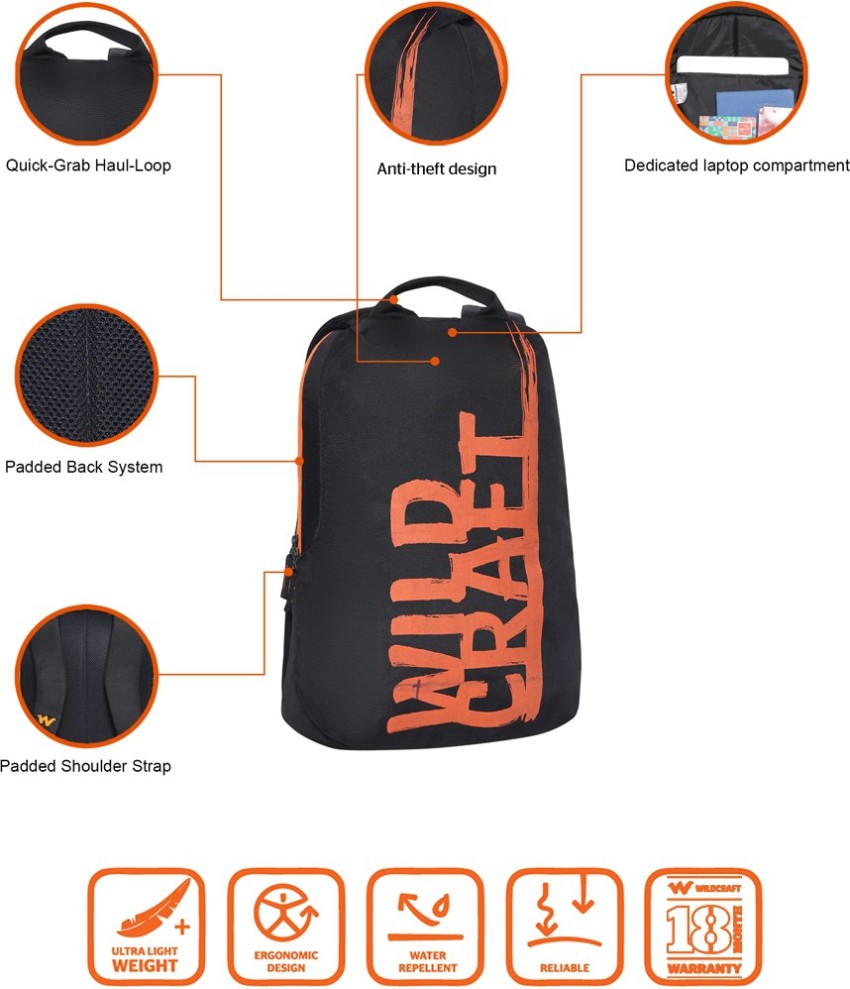 Wildcraft anti cheap theft bags