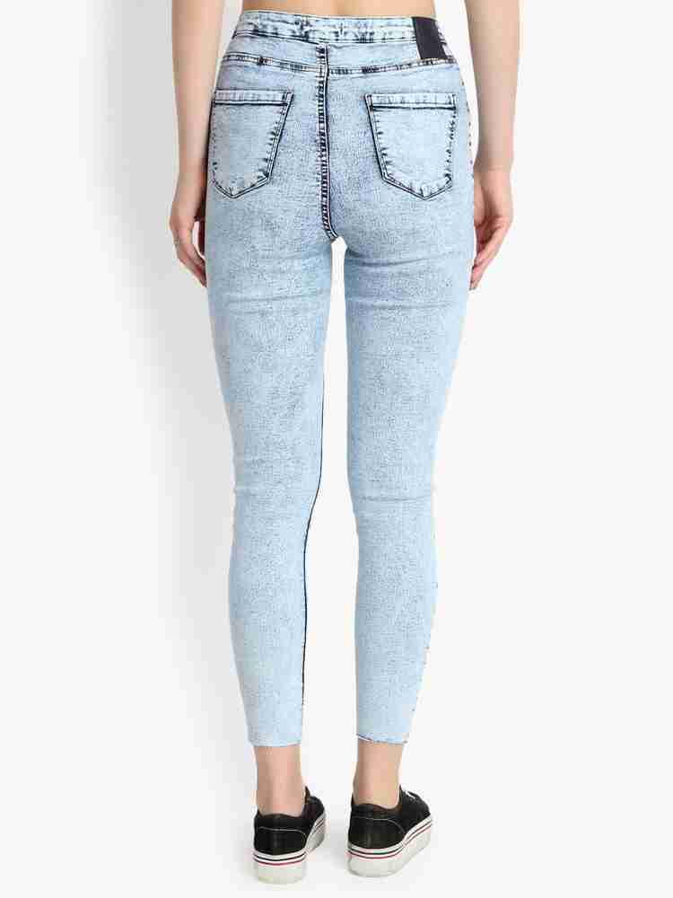 Buy SKIIE STREET Cotton Light Blue Women Jeans Online at Best Prices in  India - JioMart.