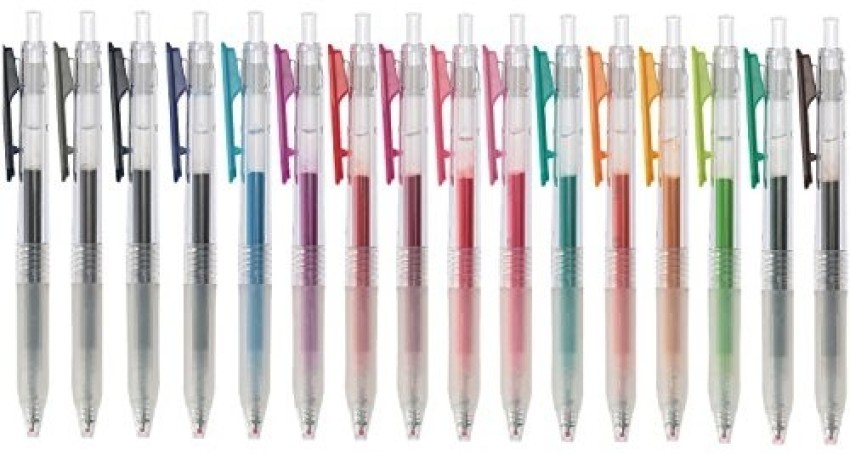 Muji retractable gel best sale pen