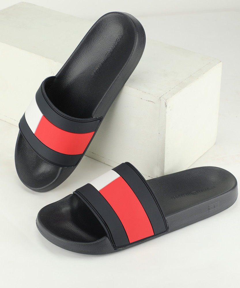 Tommy hilfiger slides cheap discount