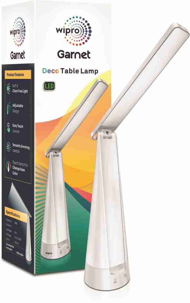 Wipro garnet 6w led table fashion lamp flipkart