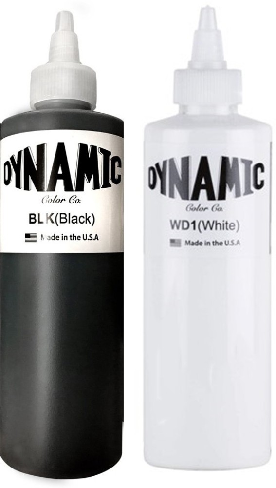 Original Dynamic Black White Triple Black Tattoo Ink 8oz