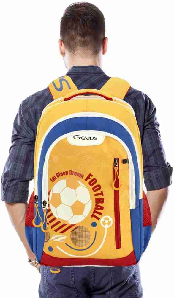 GENIUS Champion 38 L Yellow Backpack 38 L Backpack Yellow Price in India Flipkart